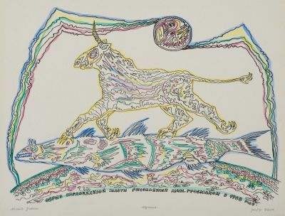 Michail Grobman (b. 1939) – Portfolio of Hand-Colored Prints. Michail Grobman (b. 1939) 