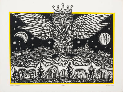 Michail Grobman (b. 1939) – Two Portfolios of Prints – Numbered, From an Edition of 85 Copies. Mi 