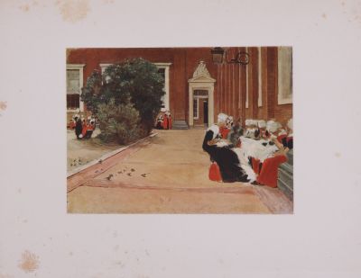 Max Liebermann – Portfolio containing 24 Color Reproductions – Numbered Copy, Signed by 