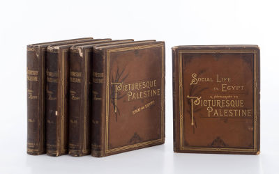 Picturesque Palestine – Extensive Research on Palestine – London, 1880-1884 – Numerous Prints / 