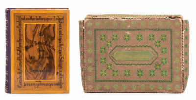 Elegant Handmade Album in Dedicated Box – Pressed Flowers from the Holy Land. Elegant album of 