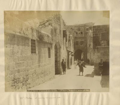 Bonfils – Twelve Photographs of the Stations of the Via Dolorosa of Jerusalem – 19th Century. Twe 