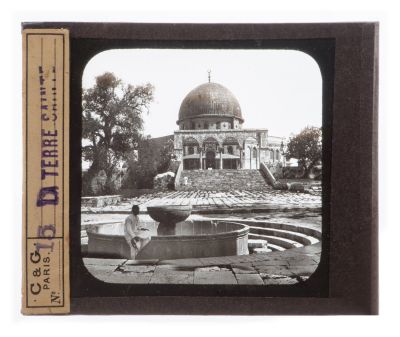 The Holy Land – Set of Glass Slides with Accompanying Booklet – Paris, 1891. Terre Saint, set of 