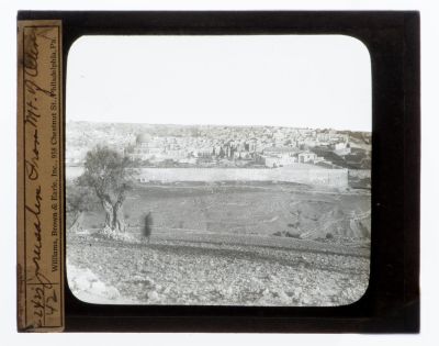 Collection of Lantern Slides – Palestine, Late 19th or Early 20th Century. 18 Lantern slides 