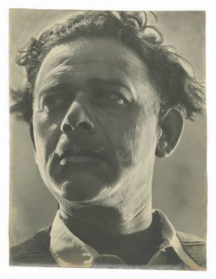 Portrait of a Man – Photograph by Helmar Lerski. Portrait of a Man, photograph by Helmar Lerski 