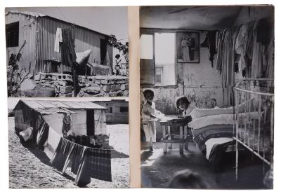 Handmade Album – Photographs of "Ma'abarot" and Immigrant Camps by Zoltan Kluger – Proposed 