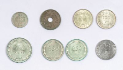 Large Collection of Mandatory Coins and Israeli Circulation Coins. Approx. 520 Mandatory coins 