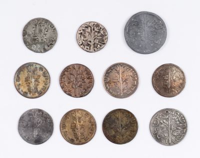 Collection of G&ouml;rlitz Shekels. 11 G&ouml;rlitz Shekels, [mostly Europe, late 19th century]. The first 