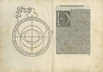 Two Works on Astrology – Venice 1485 – Composition Attributed to Abraham ibn Ezra – Incunable – 