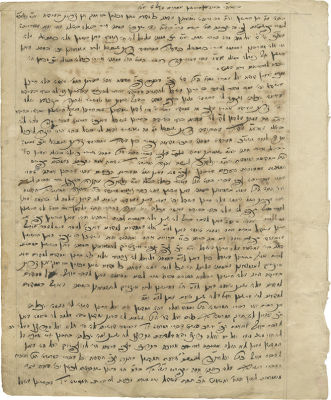 Manuscript of R. Yoel Tzvi Roth Rabbi of Khust Author of Beit HaYotzer – Homilies and Talmudic 