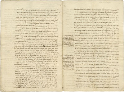 Manuscript, Responsum on the Recital of the Malachei Rachamim Piyyut – Handwritten by the 