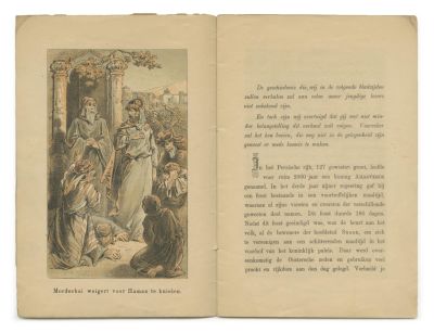 The Story of Esther Adapted for Youth – Dutch – Color Illustrations –Amsterdam, 1889 – 