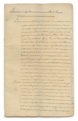 Handwritten Essay – The Rights of Jews in Europe – Mid-19th Century. The description and 