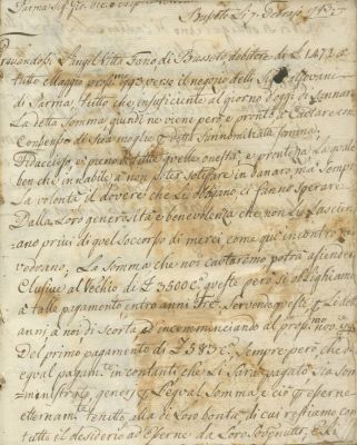 Machzor for the Three Festivals – Sulzbach, 1735 – Letters in Italian from a Jewish Merchant on 