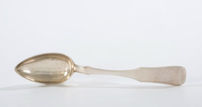 Silver Spoon Placed at the Threshold of the "Yichud Room" of the Lubavitcher Rebbe – Large 