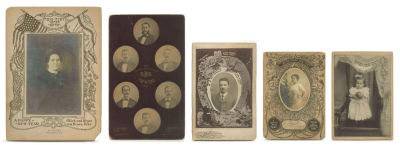 Collection of Photographs with "Shanah Tovah" Greetings – USA, Late 19th Century and 20th Century. 