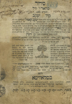 Arizal Siddur Kol Yaakov – First Edition – Slavita, 1804 – Siddur Chassidic Leaders Prayed from 