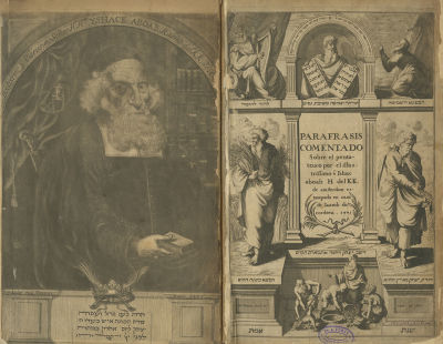 Commentary on the Torah by Rabbi Yitzchak Aboab da Fonseca – With the Rare Portrait of the 