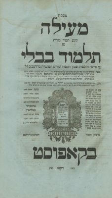 Collection of Volumes of Talmud Editions Printed in the 18th-19th Centuries – Vienna and 