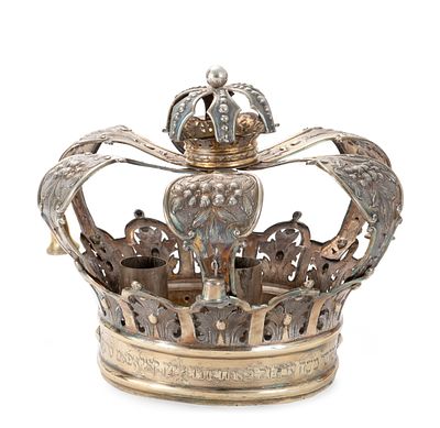 Torah Crown – Vienna / Calafat, Romania, Late 19th Century – Farhi Family. Torah crown. Vienna