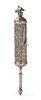 Decorated Esther Scroll in Silver Case – Probably Greece, 19th Century. Decorated Esther scroll Image - 2