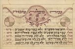 Passover Haggadah – Decorated Paper Manuscript – Gift to a Grandson from His Grandmother – Image - 1