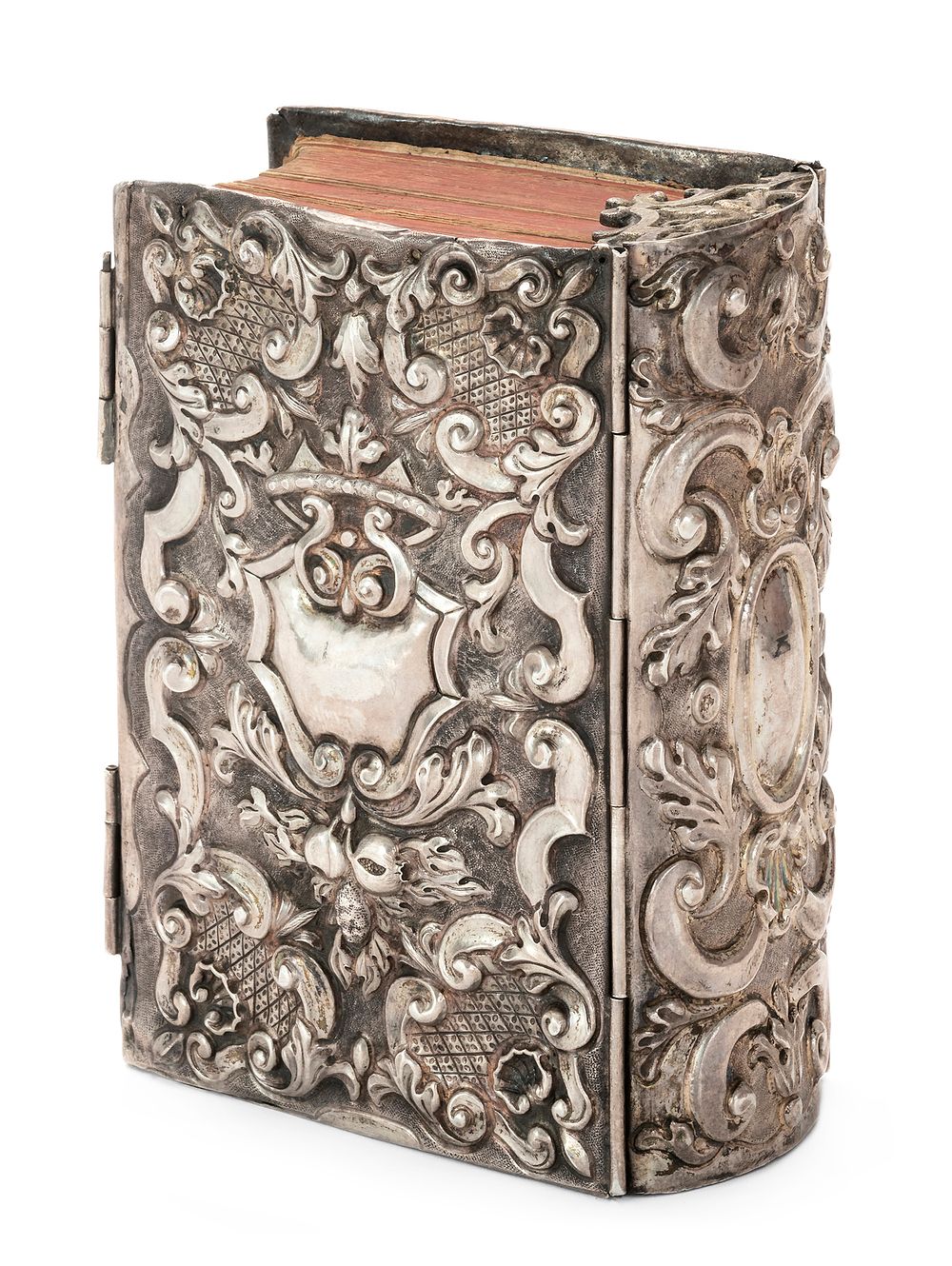 Ornate Silver Binding, 18th Century / Roman Rite Machzor – Two Parts – Venice, 1626. Machzor 