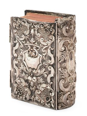 Ornate Silver Binding, 18th Century / Roman Rite Machzor – Two Parts – Venice, 1626. Machzor 