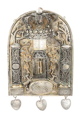 Torah Shield – Poland, Possibly Lublin, 19th Century. Torah shield. Poland, [possibly Lublin 