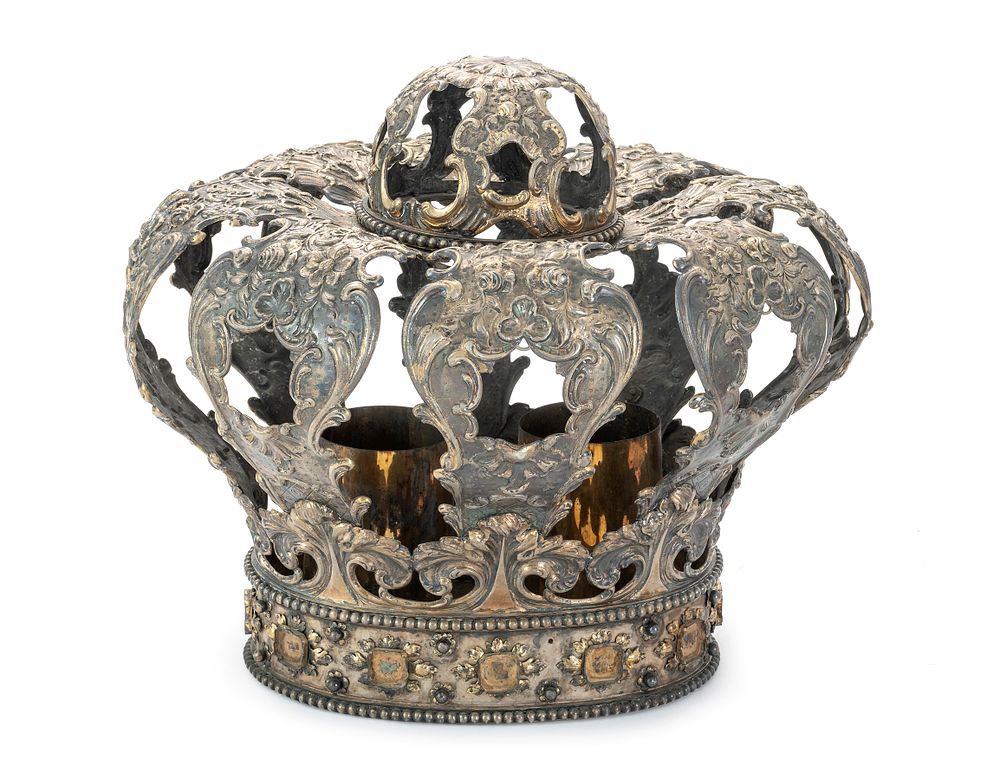 Large Torah Crown – Austria-Hungary, Ca. 1900. Large Torah crown. Austria-Hungary, possibly 