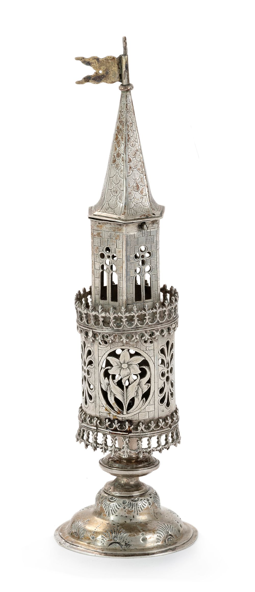 Tower-Shaped Spicebox – Frankfurt, First Half of the 18th Century – Attributed to the 