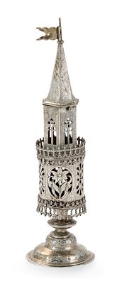 Tower-Shaped Spicebox – Frankfurt, First Half of the 18th Century – Attributed to the 