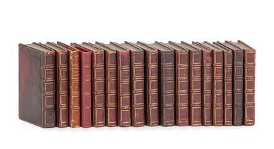 Pocket-Size Bible – Paris, 1543-1546 – Complete Seventeen-Volume Set – Fine Leather Bindings. Tor 