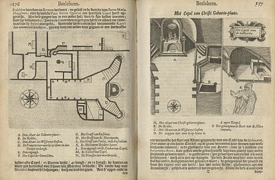 Sandys Voyagien – Travelogue of the Holy Land and the East by George Sandys – Amsterdam, 1654 – 