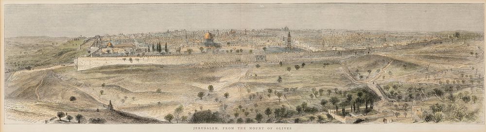 Large Collection of Prints – Panoramas of Jerusalem – 19th / Early 20th Century – Lithographs 