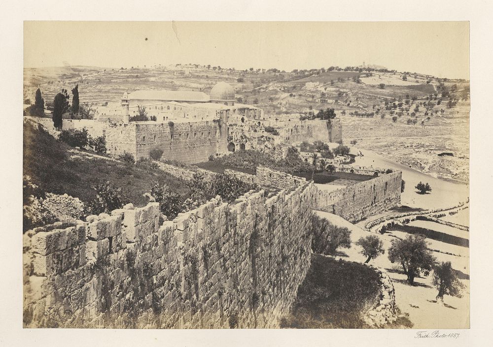 Large Collection of Jerusalem Photographs – Francis Frith – Second Half of the 19th Century. Larg 