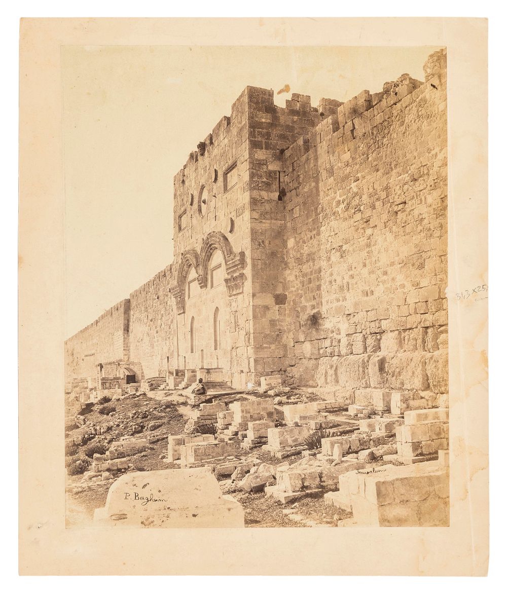 Collection of Jerusalem Photographs – Peter Bergheim (1813-1895) – Second Half of the 19th Century. 