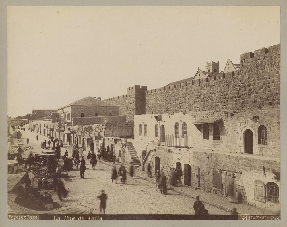 Collection of Photographs of Jerusalem and Vicinity – Luigi Fiorillo – Mid-Late 19th Century. Thi 