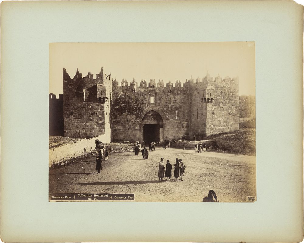 Collection of Photographs of Jerusalem – Bruno Hentschel – Late 19th Century. Twenty-one 