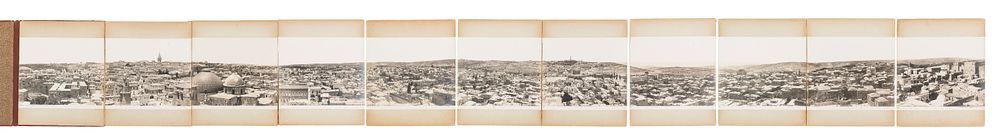 Jerusalem: Panoramic View from the Tower of the Church of the Redeemer – Leipzig, 1898 – 