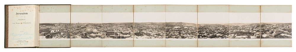 Jerusalem: Panoramic View from the Tower of the Church of the Redeemer – Leipzig, 1898 – 