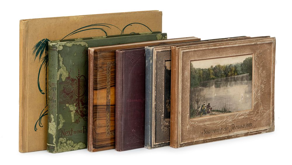 Collection of Albums – Photographs of the Holy Land and Jerusalem – Late 19th Century. Six 