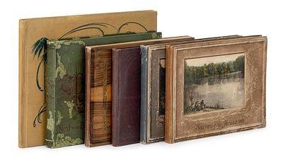 Collection of Albums – Photographs of the Holy Land and Jerusalem – Late 19th Century. Six 