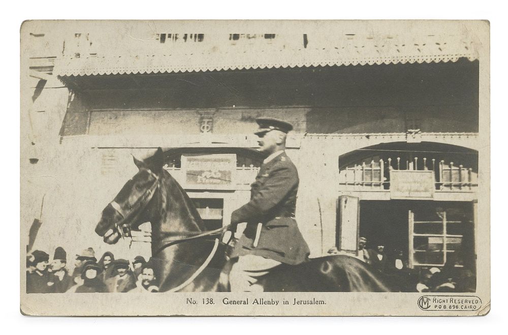 Collection of Postcards – British Capture of Jerusalem, 1917 – Official British Issue. Thirteen 