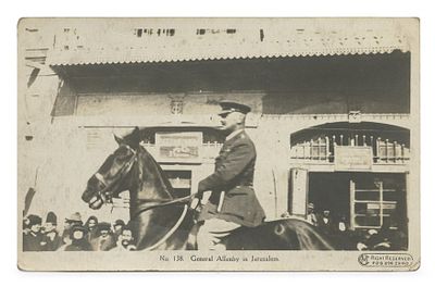 Collection of Postcards – British Capture of Jerusalem, 1917 – Official British Issue. Thirteen 