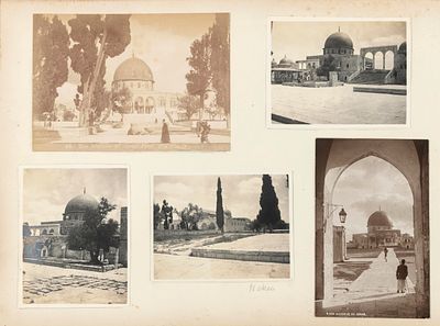 Large Photo Album – Journey to Palestine, Egypt, and India, 1921 – Large Color Photographs of 