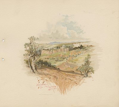 "Bethlehem to Jerusalem " – Epic Poem by George Klingle – New York, 1888 – With Color 