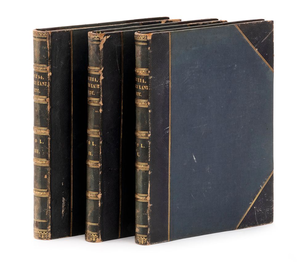 Syria, the Holy Land, Asia Minor – First Edition in Three Volumes, 1836-1838 – Engravings after 