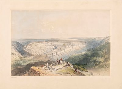 William Henry Bartlett – "Jerusalem, Ancient and Modern" – Rare Folio Edition, with 
