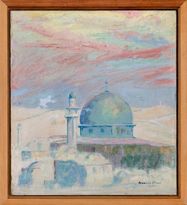 Hermann Struck (1876-1944) – Dome of the Rock – Oil on Canvas. Dome of the Rock.
Oil on canvas. 